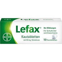 LEFAX Kautabletten - 50St - Blähungen & Krämpfe