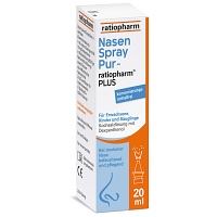 NASENSPRAY PUR-ratiopharm PLUS - 20ml - Für die Wohlfühlnase