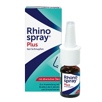 RHINOSPRAY plus b.Schnupfen m.Feindosierer - 10ml - Nase frei