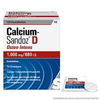 CALCIUM SANDOZ D Osteo intens Kautabletten - 120St - Calcium & Vitamin D3