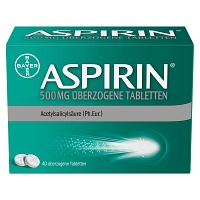 ASPIRIN 500 mg überzogene Tabletten - 40St - Kopfschmerzen und Migräne