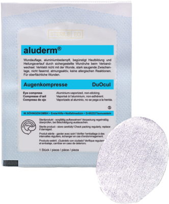 ALUDERM Augenkompressen DuOcul steril 1 St