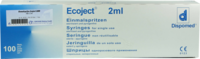 EINMALSPRITZE 2 ml Luer Ecoject - 100X2ml