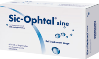 SIC OPHTAL sine Augentr. Augentropfen - 60X0.6ml - Gegen trockene Augen