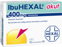 IBUHEXAL akut 400 Filmtabletten - 10St - Kopfschmerzen und Migräne
