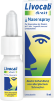 LIVOCAB direkt Nasenspray - 5ml - Für die Nase