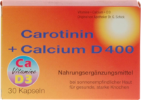 CAROTININ+Calcium D 400 Kapseln - 30St