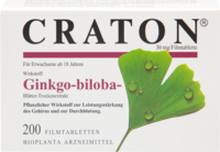 CRATON Filmtabletten - 200St - Gedächtnisstärkung