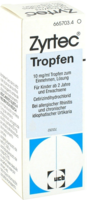 ZYRTEC 10 mg/ml Tropfen - 20ml - Allergie allgemein
