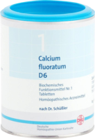 BIOCHEMIE DHU 1 Calcium fluoratum D 6 Tabletten - 1000St - Dhu Nr. 1 & 2
