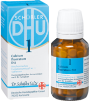 BIOCHEMIE DHU 1 Calcium fluoratum D 12 Tabletten - 80St - Dhu Nr. 1 & 2