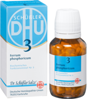 BIOCHEMIE DHU 3 Ferrum phosphoricum D 3 Tabletten - 80St - Dhu Nr. 3 & 4