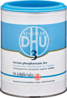 BIOCHEMIE DHU 3 Ferrum phosphoricum D 12 Tabletten - 1000St - Dhu Nr. 3 & 4