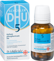 BIOCHEMIE DHU 5 Kalium phosphoricum D 6 Tabletten - 80St - Dhu Nr. 5 & 6