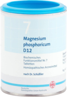 BIOCHEMIE DHU 7 Magnesium phosphoricum D 12 Tabl. - 1000St - Dhu Nr. 7 & 8