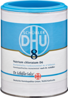 BIOCHEMIE DHU 8 Natrium chloratum D 6 Tabletten - 1000St - Dhu Nr. 7 & 8