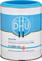 BIOCHEMIE DHU 11 Silicea D 12 Tabletten - 1000St - Dhu Nr. 11 & 12