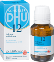 BIOCHEMIE DHU 12 Calcium sulfuricum D 12 Tabletten - 80St - Dhu Nr. 11 & 12