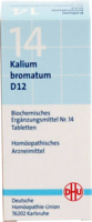 BIOCHEMIE DHU 14 Kalium bromatum D 12 Tabletten - 80St - Dhu Nr. 13 - 18