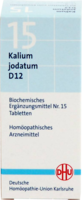 BIOCHEMIE DHU 15 Kalium jodatum D 12 Tabletten - 80St - Dhu Nr. 13 - 18