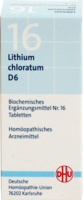 BIOCHEMIE DHU 16 Lithium chloratum D 6 Tabletten - 80St - Dhu Nr. 13 - 18