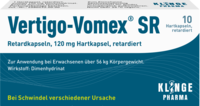 VERTIGO VOMEX SR Retardkapseln - 10St - Schwindelzustände