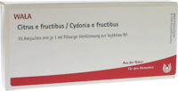 CITRUS E FRUCTIBUS/Cydonia e fructibus Ampullen - 10X1ml