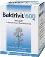 BALDRIVIT 600 mg überzogene Tabletten - 50St - Beruhigung & Schlafen