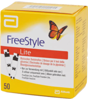 FREESTYLE Lite Teststreifen ohne Codieren - 50St - Blutzucker-Teststreifen