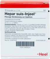 HEPAR SUIS Injeel Ampullen - 10St