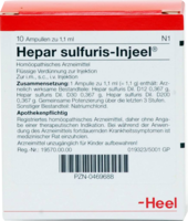 HEPAR SULFURIS INJEEL Ampullen - 10St