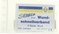 SENADA Wundschnellverband 2x18 cm - 5St