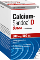 CALCIUM SANDOZ D Osteo 500 mg/400 I.E. Kautabl. - 120St - Calcium & Vitamin D3