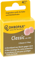 OHROPAX Classic Ohrstöpsel - 4St - Für den Flug