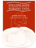 STILLEINLAGEN Molton ungebleicht 2 St