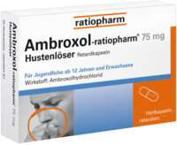 AMBROXOL ratiopharm 75 mg Hustenlöser Retardkaps. - 50St - Hustenlöser