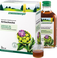 ARTISCHOCKENSAFT Schoenenberger - 3X200ml - Artischocken-Präparate