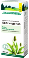 SPITZWEGERICHSAFT Schoenenberger - 200ml - Pflanzliche Hustenmittel