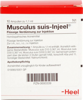 MUSCULUS SUIS Injeel Ampullen 10 St