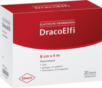 DRACOELFI elast.Fixierbinde 8 cmx4 m gekreppt - 20St