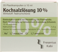 KOCHSALZLÖSUNG 10% Infusionslösungskonzentrat - 20X10ml