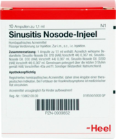 SINUSITIS Nosode Injeel Ampullen - 10St