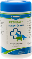 PETVITAL Feuchttücher f.Augen vet. - 120St - Tierbedarf