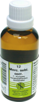 MERCURIUS SUBLIMATUS CORR.F Komplex Nr.12 Dilution - 50ml
