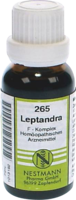 LEPTANDRA F Komplex Nr.265 Dilution - 20ml
