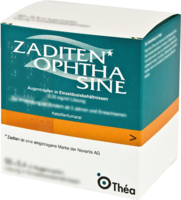 ZADITEN ophtha sine 0,25 mg/ml Augentr.Einzeldos. - 50St