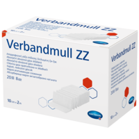 VERBANDMULL Hartmann 10 cmx2 m zickzack - 1St - Wundbehandlung