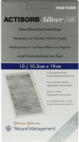 ACTISORB 220 Silver 10,5x19 cm steril Kompressen - 10St