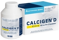 CALCIGEN D Citro 600 mg/400 I.E. Kautabletten - 100St - Calcium & Vitamin D3