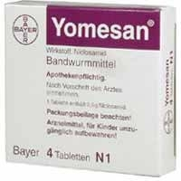 YOMESAN 500 mg Kautabletten - 4St - Tierarzneimittel
